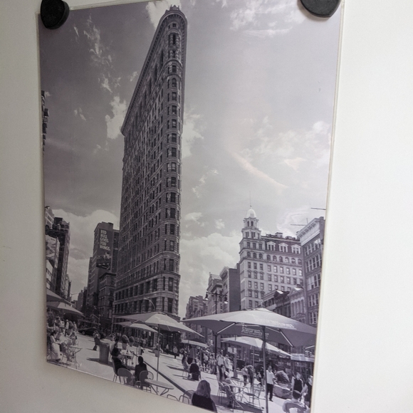 11x14 NYC Black & White Print, Manhattan Flatiron - Picture 3 of 5